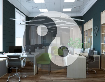 How to arrange furniture in the office according to Feng Shui?