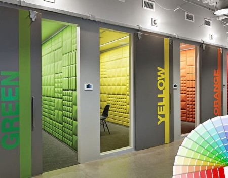 Choosing colors for office walls and furniture