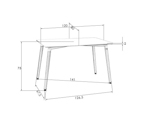 SERRA WIDE dining table