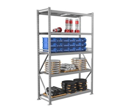 MS Pro Shelf Unit 250x150x60 (5 shelves)