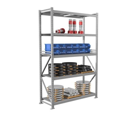 MS Pro Shelf Unit 300x150x80 (5 shelves)