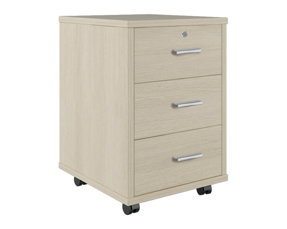 Grand mobile pedestal with 3 drawers