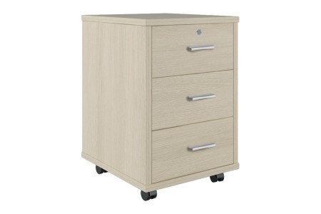 Grand mobile pedestal with 3 drawers