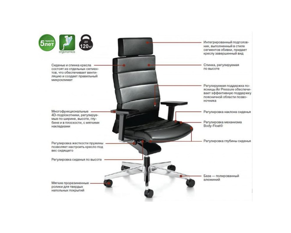 CHAMP Armchair with Headrest