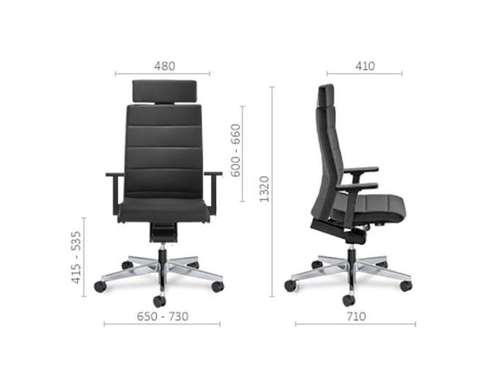 CHAMP Armchair with Headrest