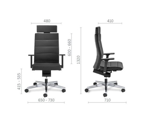 CHAMP Armchair with Headrest