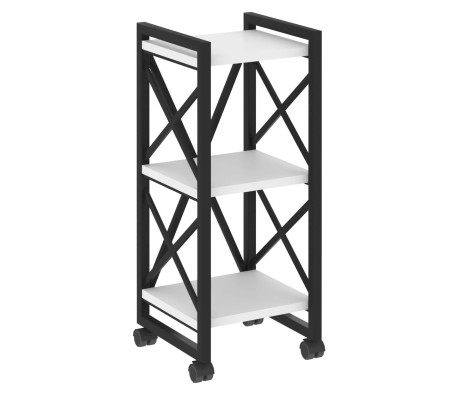 Loft Shelf Unit on Casters - 3 Shelves, 400x400x968 cm