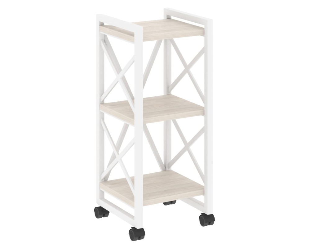 Loft Shelf Unit on Casters - 3 Shelves, 400x400x968 cm
