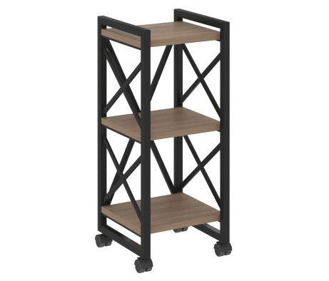 Loft Shelf Unit on Casters - 3 Shelves, 400x400x968 cm