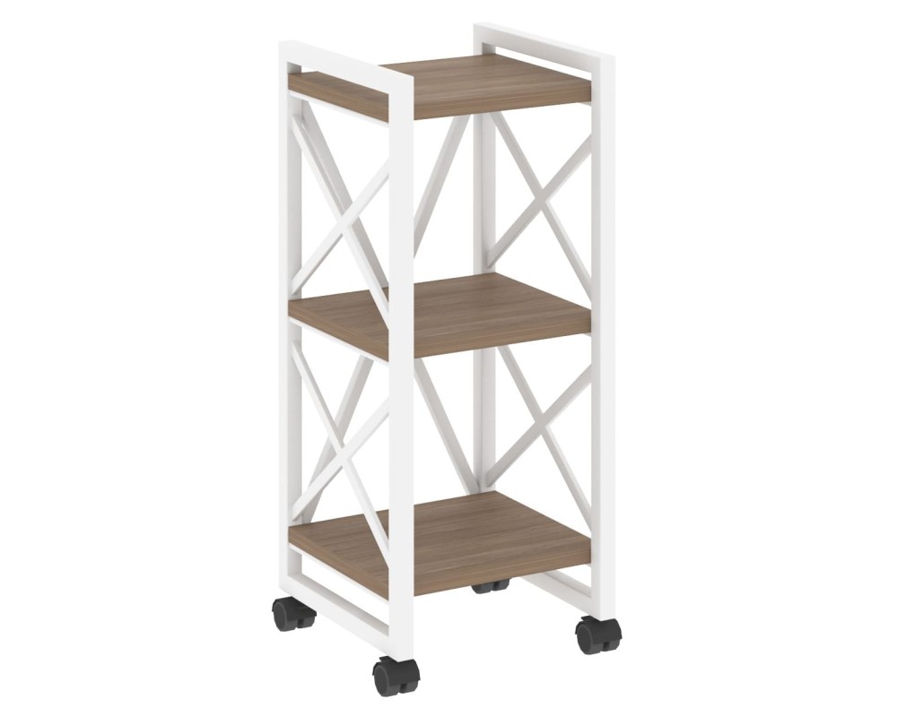 Loft Shelf Unit on Casters - 3 Shelves, 400x400x968 cm