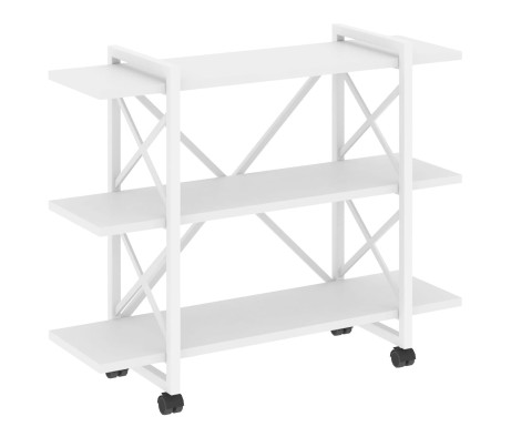 Loft Shelf Unit on Casters - 3 Shelves, 1200x400x968 cm