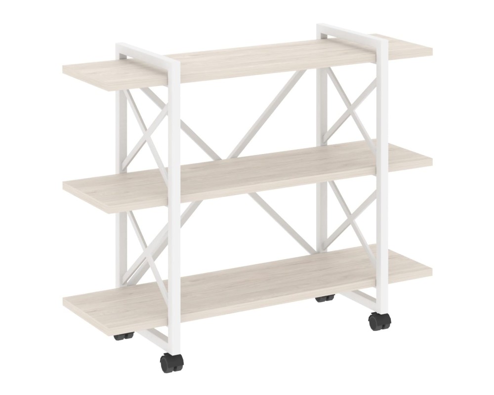 Loft Shelf Unit on Casters - 3 Shelves, 1200x400x968 cm