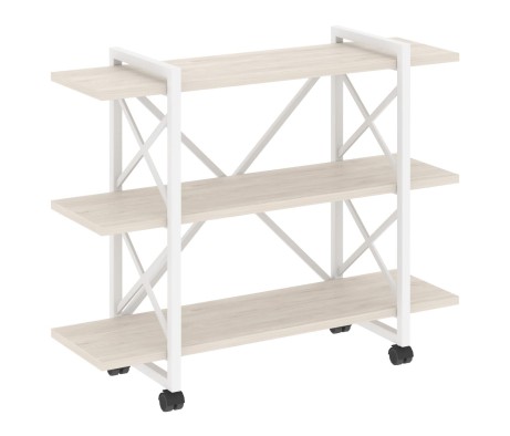 Loft Shelf Unit on Casters - 3 Shelves, 1200x400x968 cm