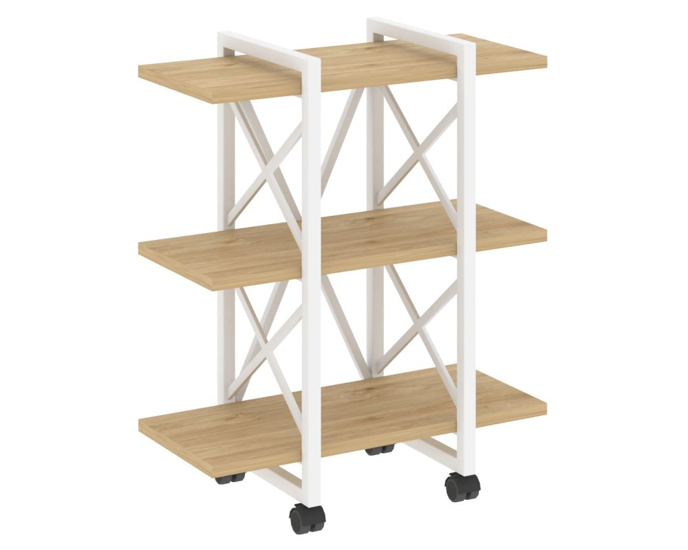 Loft Shelf Unit on Casters - 3 Shelves, 800x400x968 cm