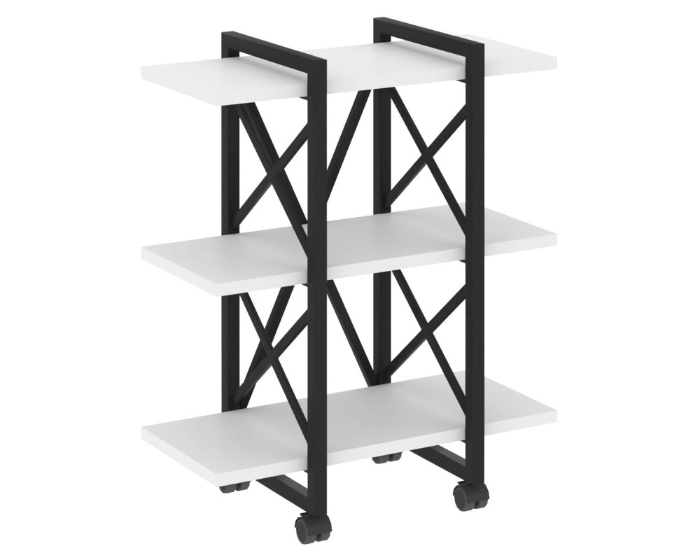 Loft Shelf Unit on Casters - 3 Shelves, 800x400x968 cm