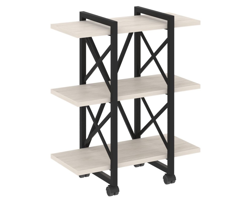 Loft Shelf Unit on Casters - 3 Shelves, 800x400x968 cm
