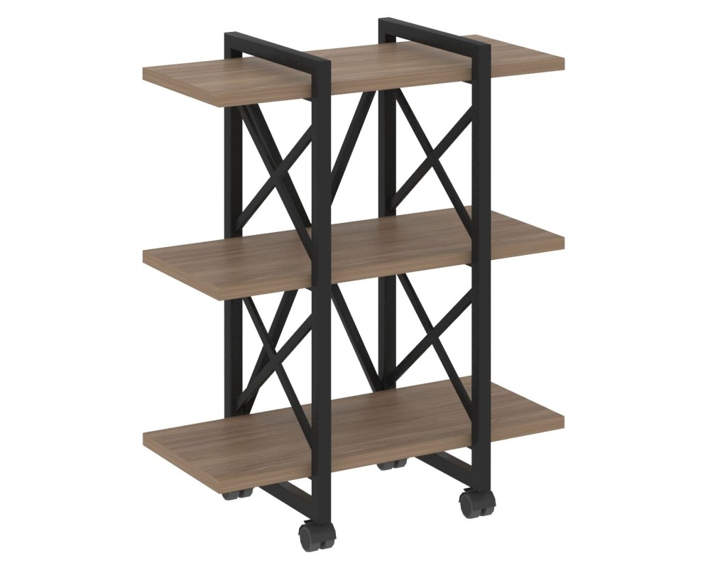 Loft Shelf Unit on Casters - 3 Shelves, 800x400x968 cm