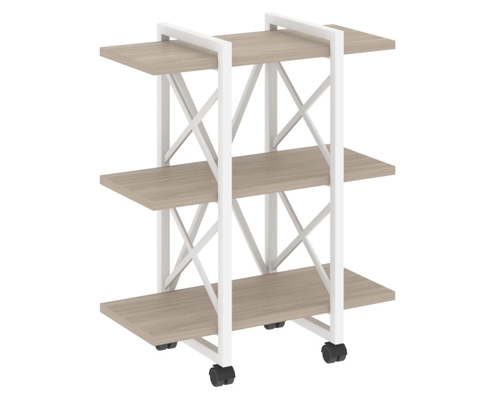 Loft Shelf Unit on Casters - 3 Shelves, 800x400x968 cm
