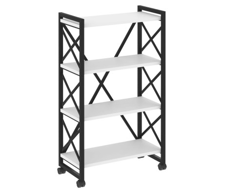 Loft Shelf Unit on Casters - 4 Shelves, 800x400x1334 cm