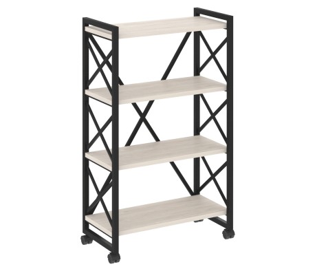 Loft Shelf Unit on Casters - 4 Shelves, 800x400x1334 cm