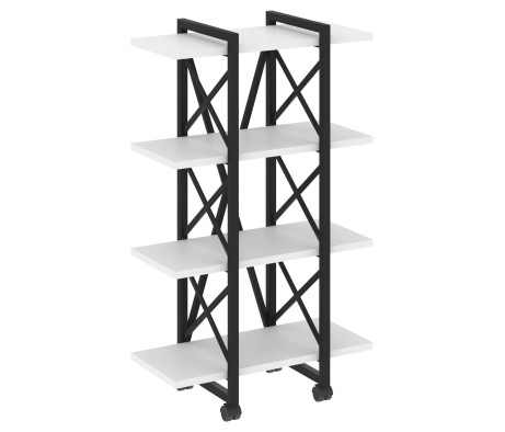 Loft Shelf Unit on Casters - 4 Shelves, 800x400x1334 cm