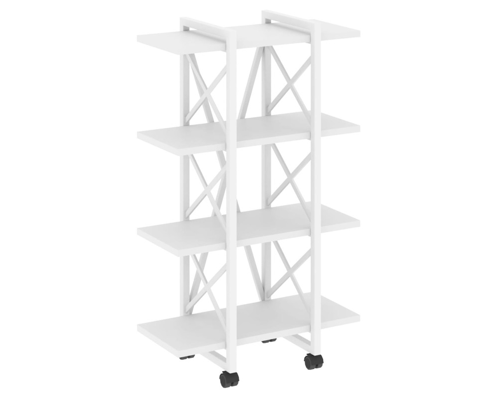 Loft Shelf Unit on Casters - 4 Shelves, 800x400x1334 cm