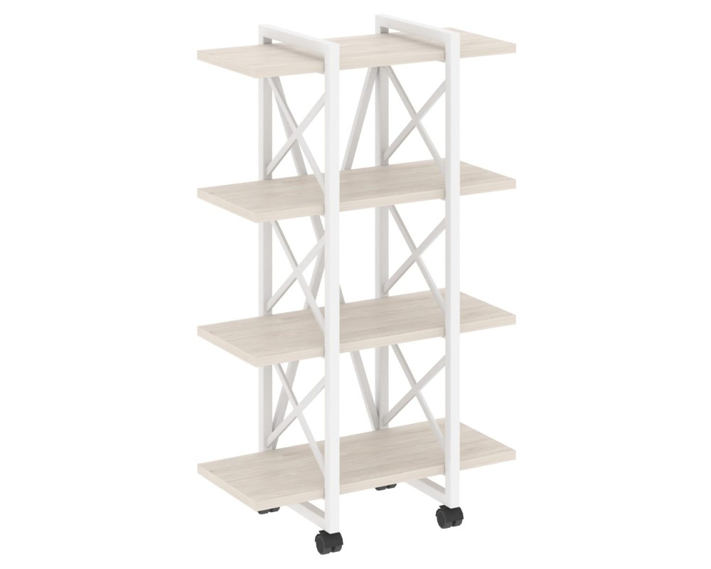 Loft Shelf Unit on Casters - 4 Shelves, 800x400x1334 cm
