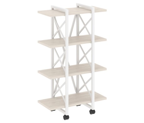 Loft Shelf Unit on Casters - 4 Shelves, 800x400x1334 cm