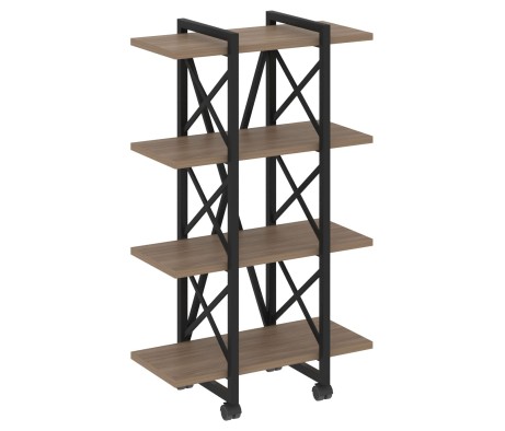Loft Shelf Unit on Casters - 4 Shelves, 800x400x1334 cm