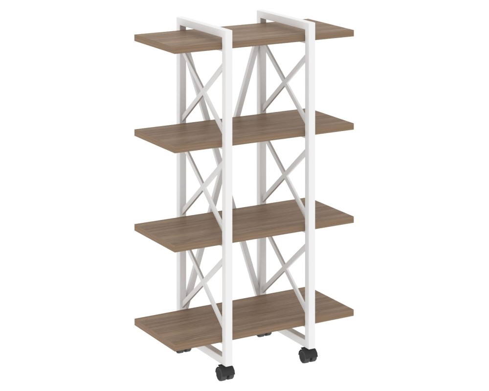 Loft Shelf Unit on Casters - 4 Shelves, 800x400x1334 cm