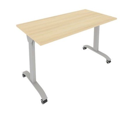 Mobile folding table, 1300x650x75mm, Mobile System