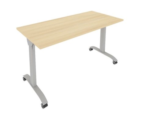 Mobile folding table, 1400x650x75mm, Mobile System