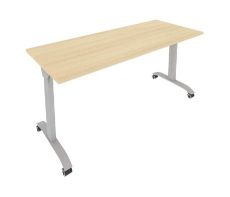 Mobile folding table, 1600x650x75mm, Mobile System