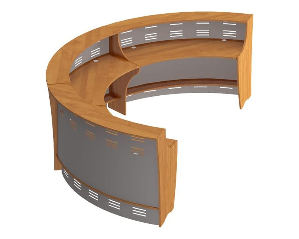 Layout Option #1: Three 60° outwardly curved Formula modules