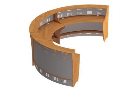 Layout Option #1: Three 60° outwardly curved Formula modules