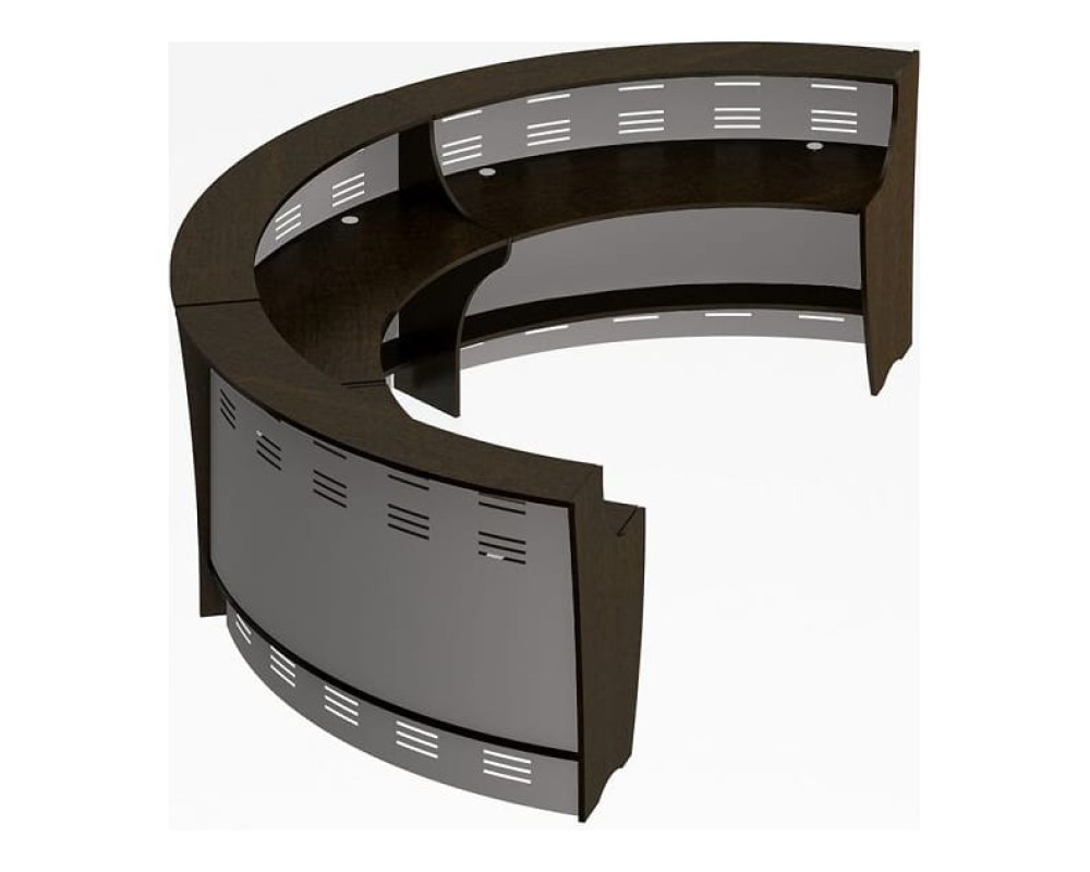 Layout Option #1: Three 60° outwardly curved Formula modules