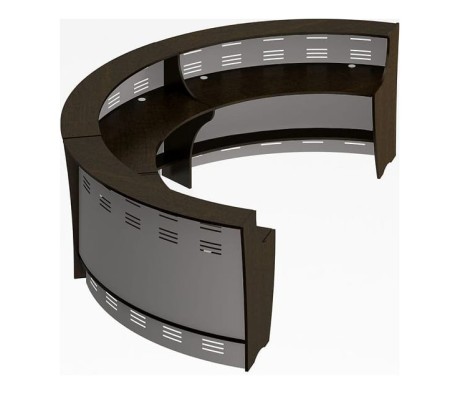 Layout Option #1: Three 60° outwardly curved Formula modules