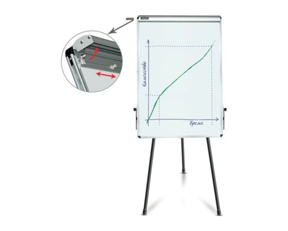 BRAUBERG Magnetic Marker Flipchart, 100x70 cm