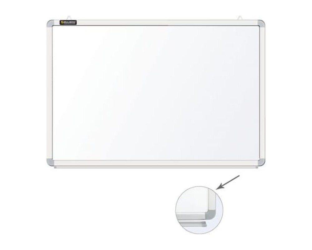 BRAUBERG Premium Magnetic Marker Board, 45x60 cm, Improved Aluminum Frame