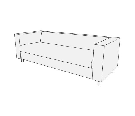 4-seater sofa Local Mercury