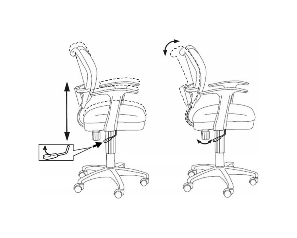 Bureaucrat CH-W797 Armchair