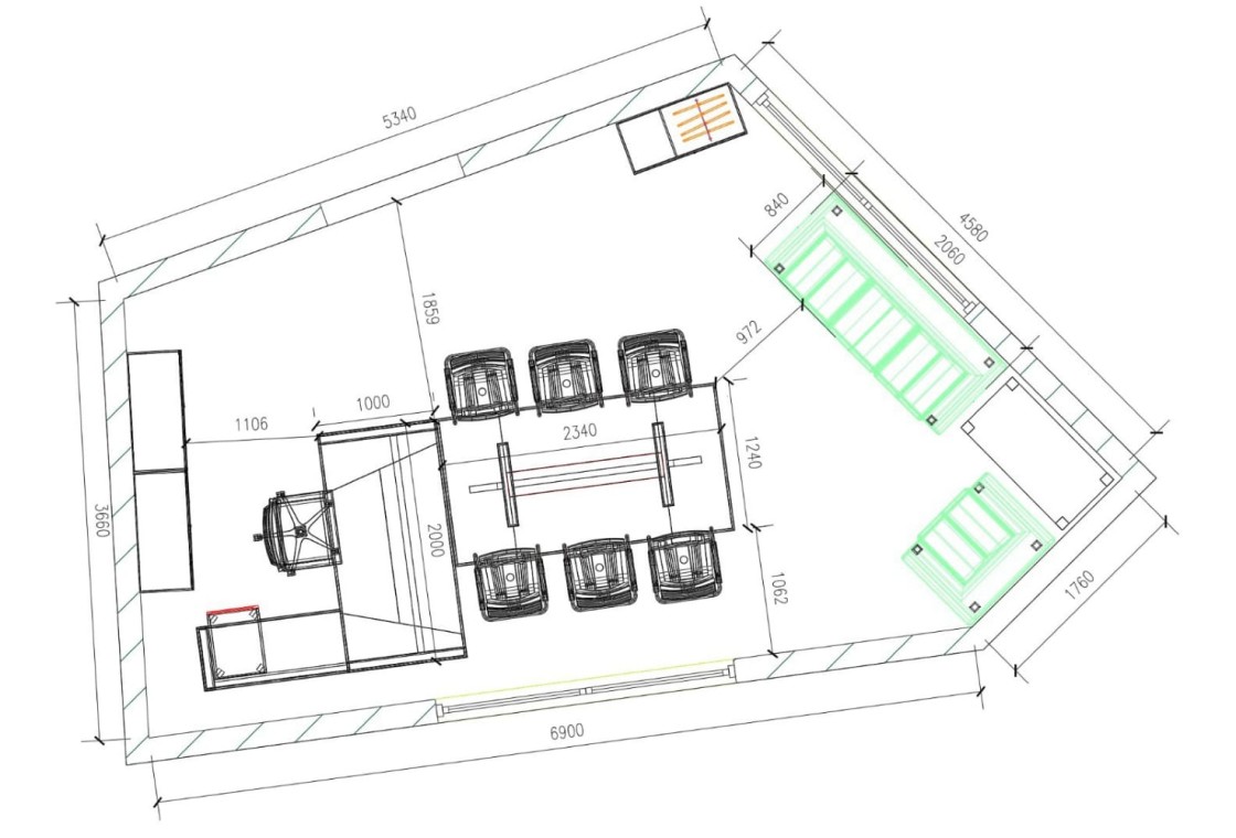 Design project Eur | Furniture cost $29000.