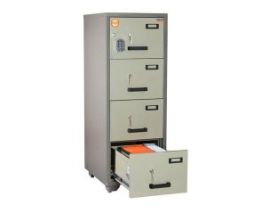 Fire-resistant filing cabinets