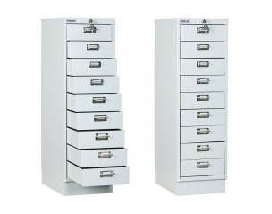 Cabinets with multiple drawers