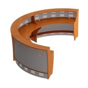 Round reception desks