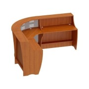 Corner reception desks
