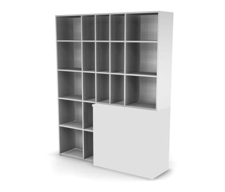 Left Corner Shelf 158.8x35.2x198.5 Accord Director