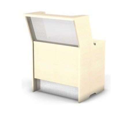 Straight Upright with Cutout 80x83x115 Berlin