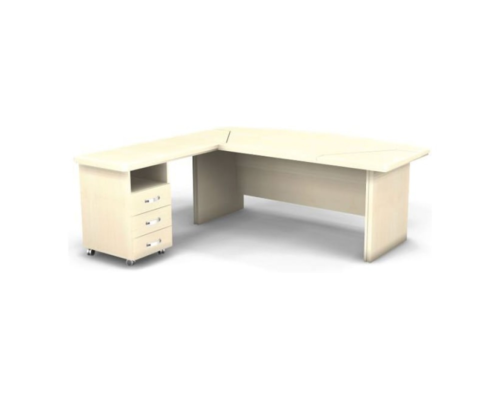 Left Workstation 200x205x76 Berlin Director