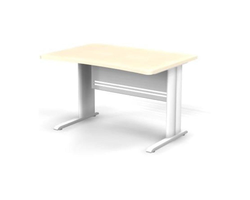 Rectangular Desk on Metal Leg, 120x85x74, Berlin